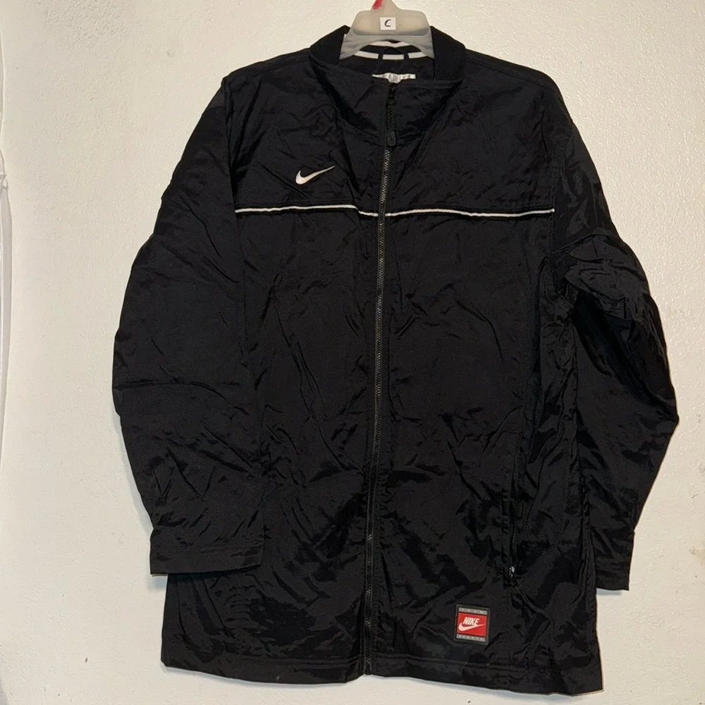 90’s Vintage Nike Team Sports White Tag Heavy Nylon Jacket